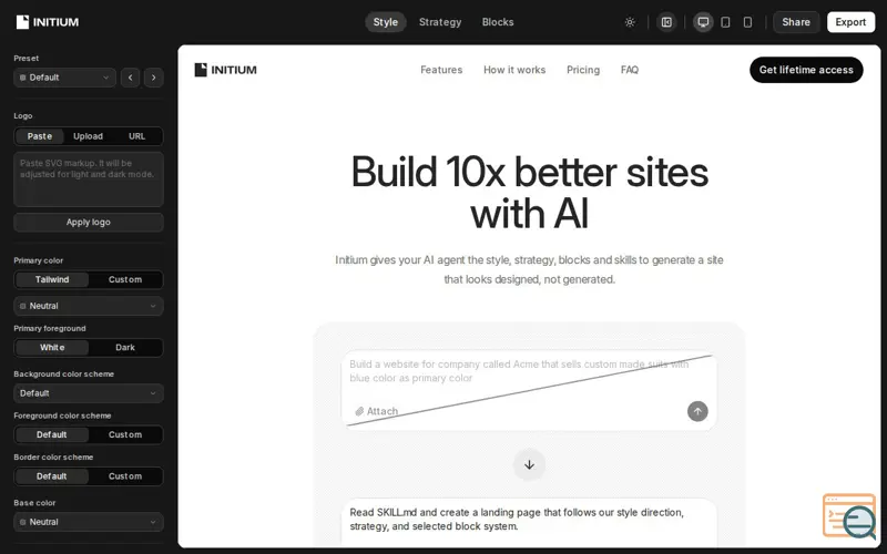 Screenshot of App