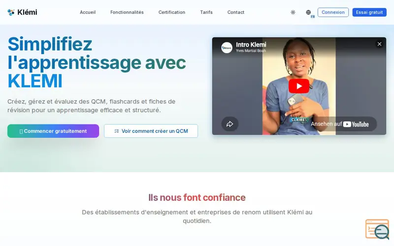 Screenshot of Klemi
