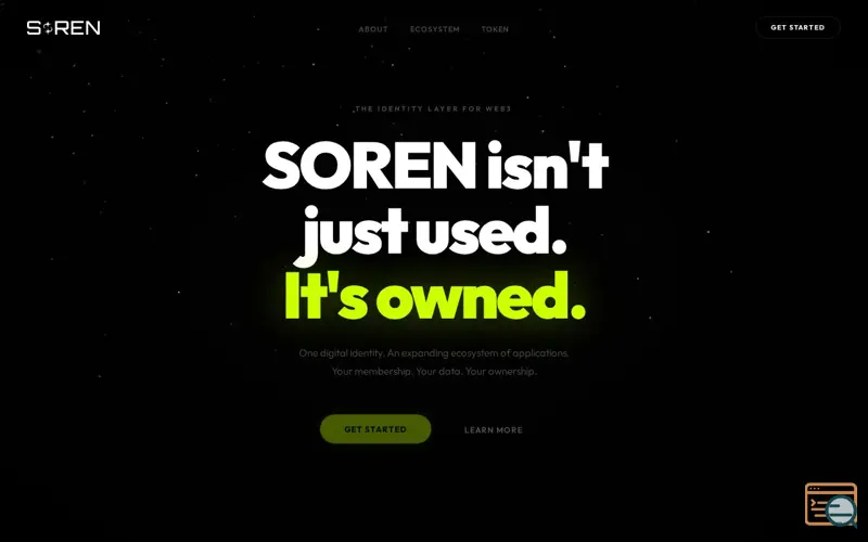 Screenshot of SOREN