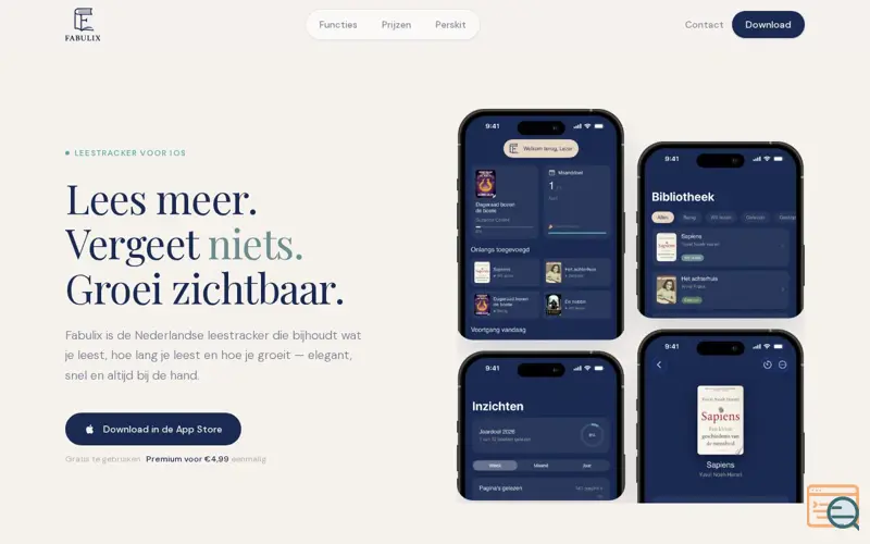 Screenshot of Fabulix