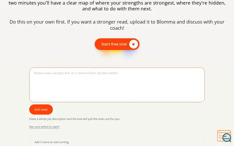 Screenshot of Find your Strengths