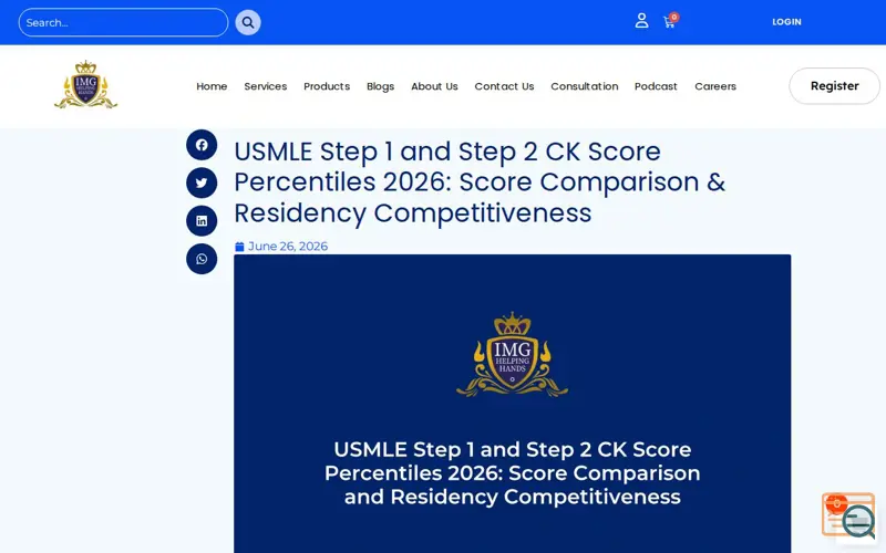 Screenshot of IMG Helping Hands