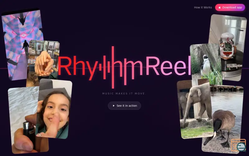 Screenshot of RhythmReel