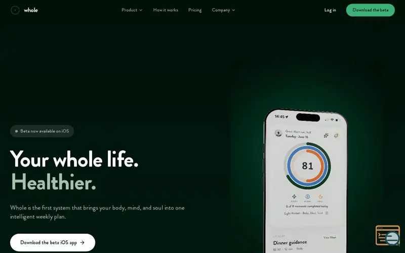 Screenshot of Whole