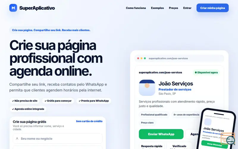 Screenshot of SuperAplicativo