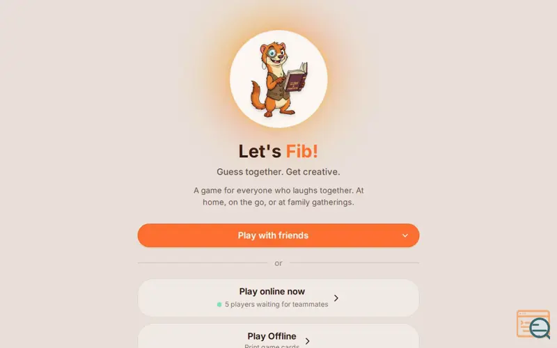 Screenshot of Let's Fib!