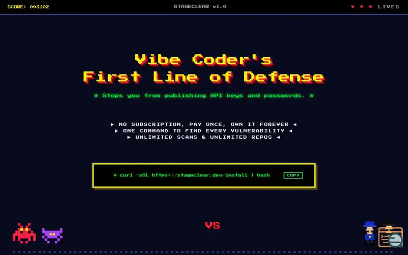 Screenshot of stageclear