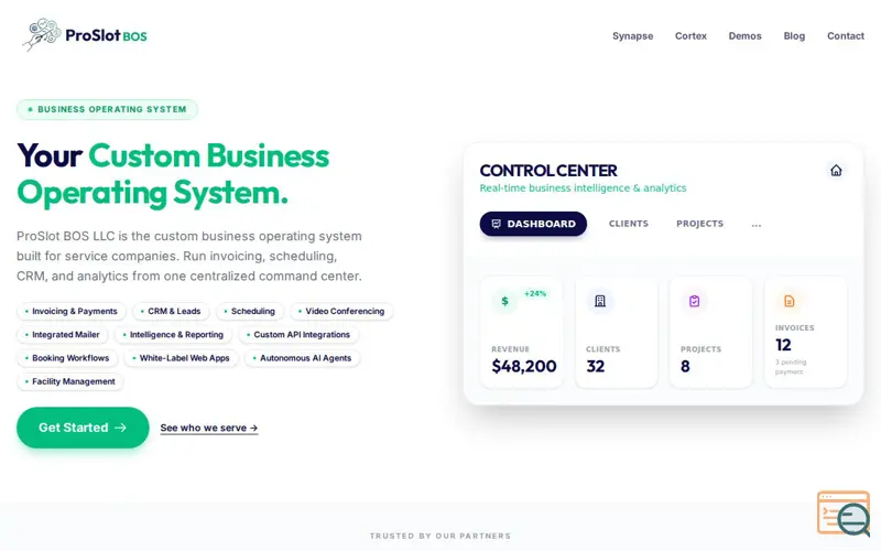 Screenshot of ProSlot BOS LLC