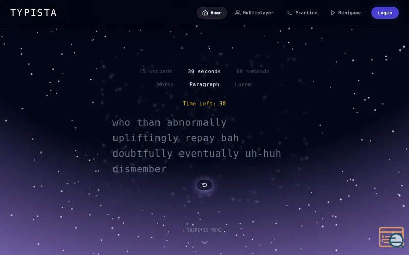 Screenshot of Typista