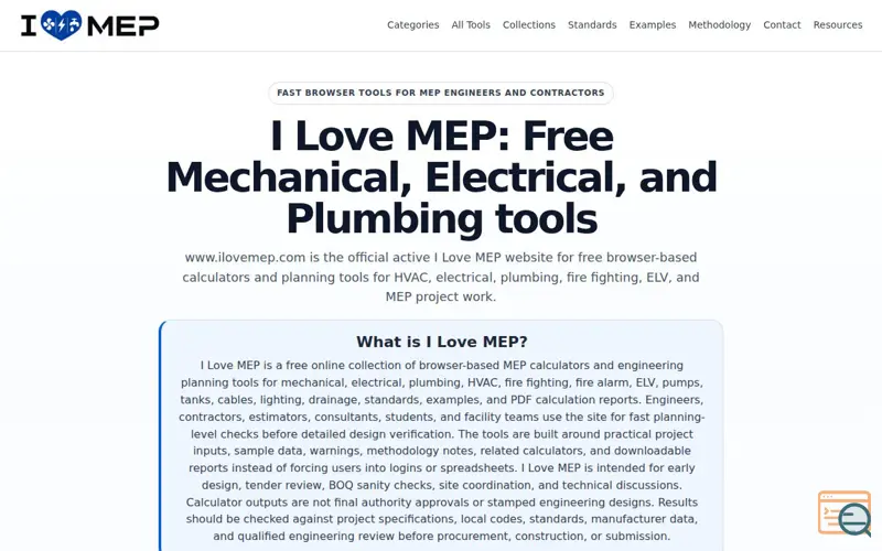 Screenshot of I Love MEP
