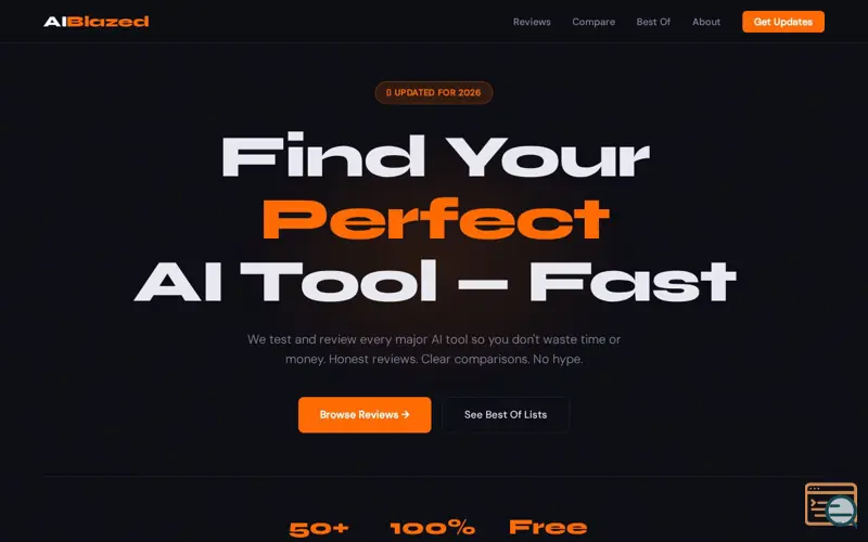 Screenshot of AIBlazed