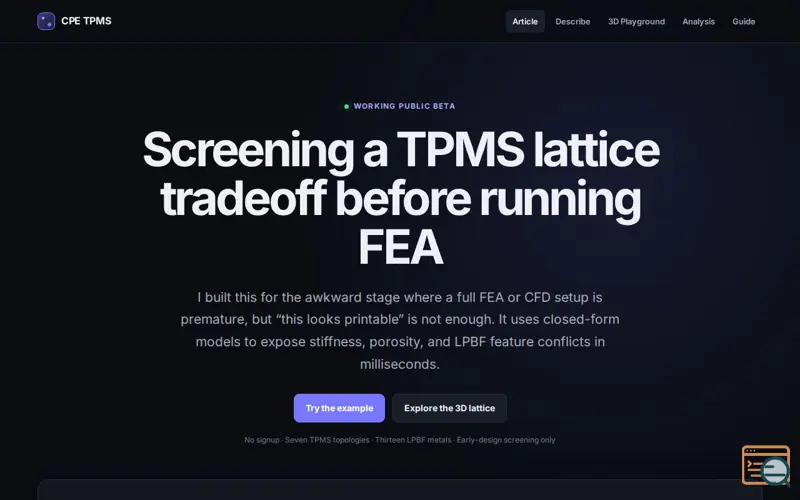 Screenshot of Cpetpms