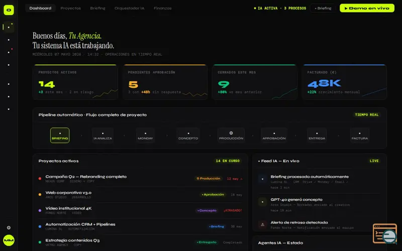 Screenshot of orvixio