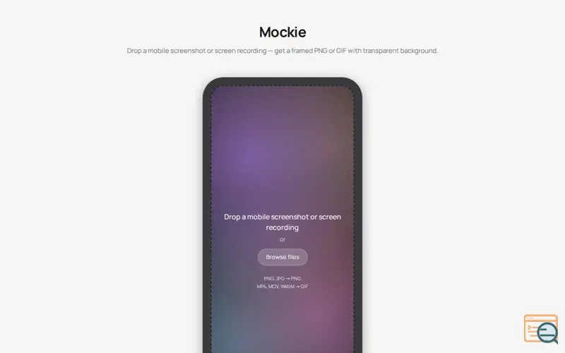 Screenshot of Mockie