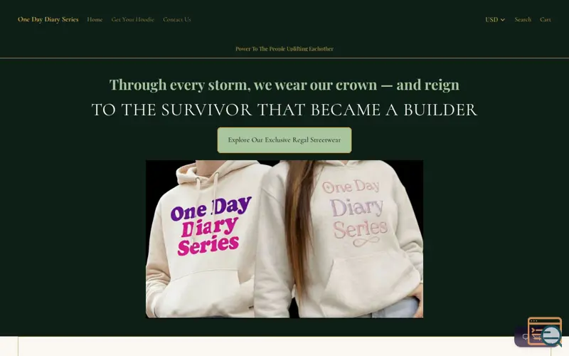 Screenshot of One Day Diary Series