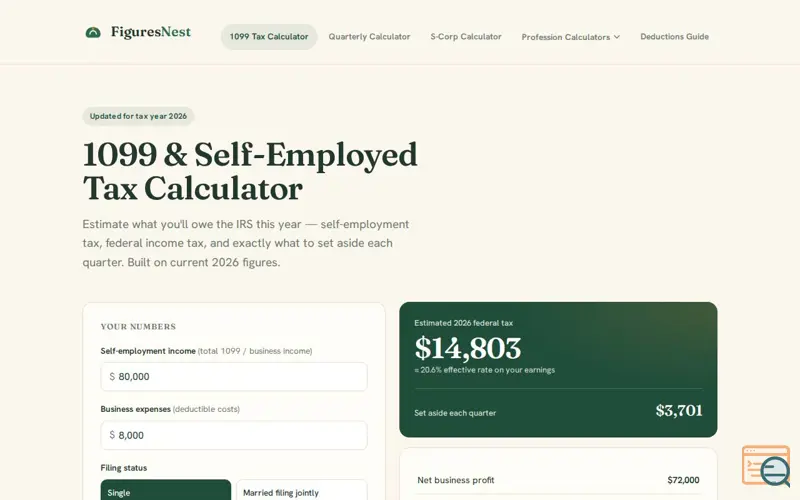 Screenshot of FiguresNest