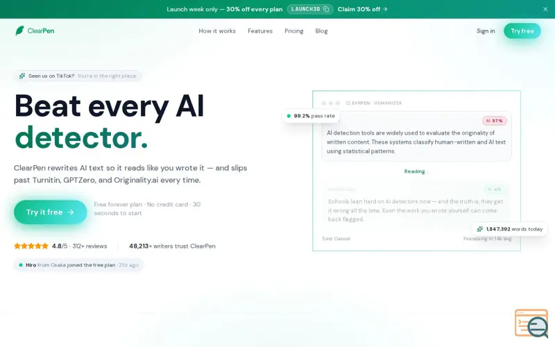 Screenshot of ClearPen