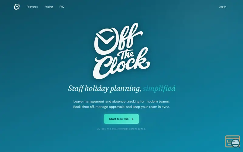 Screenshot of Off The Clock