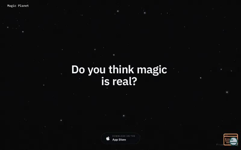 Screenshot of Magic Planet