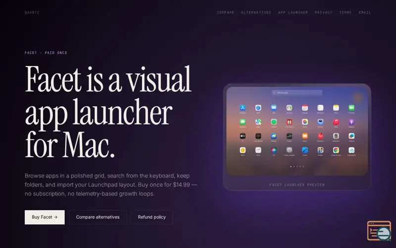 Screenshot of Quartz