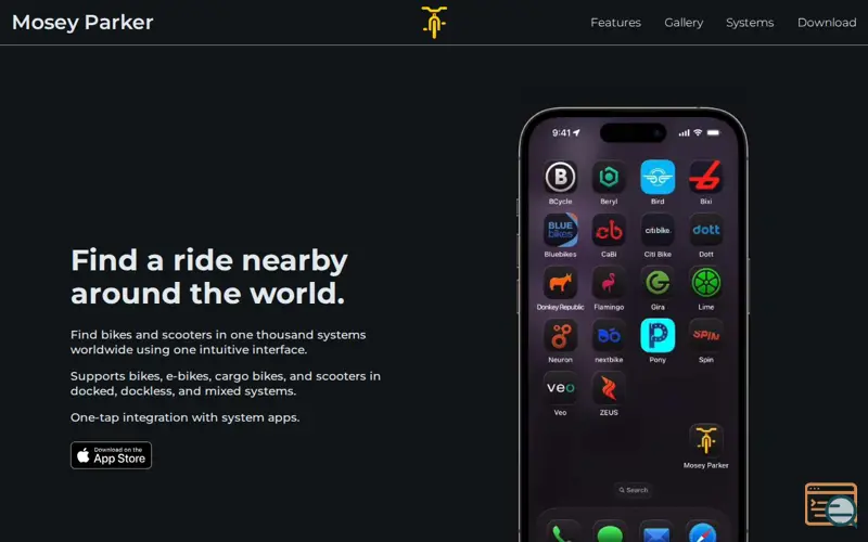 Screenshot of Mosey Parker