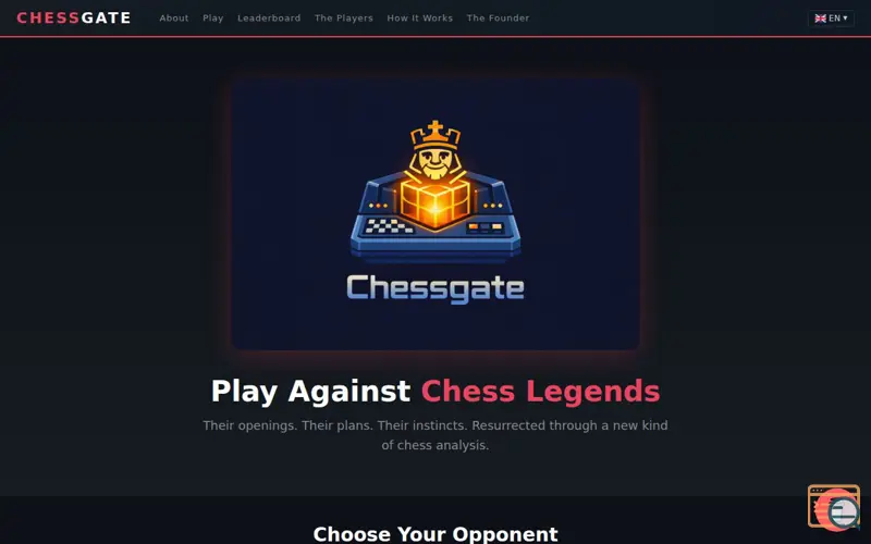 Screenshot of Playchessgate