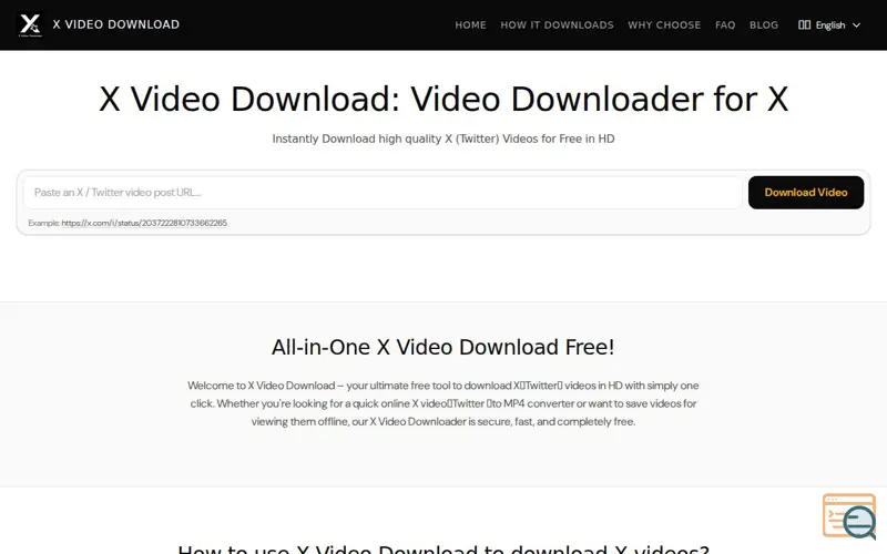 Screenshot of X Video Download