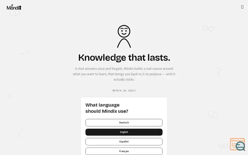 Screenshot of Mindix — Knowledge that lasts.