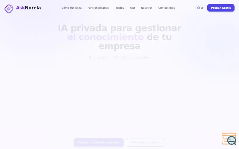 Screenshot of AskNorela