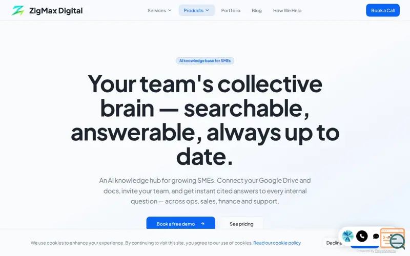 Screenshot of knowledgehub