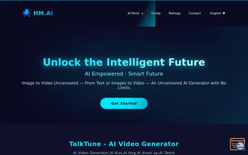 Screenshot of HM.AI