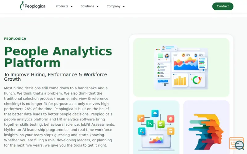 Screenshot of Peoplogica