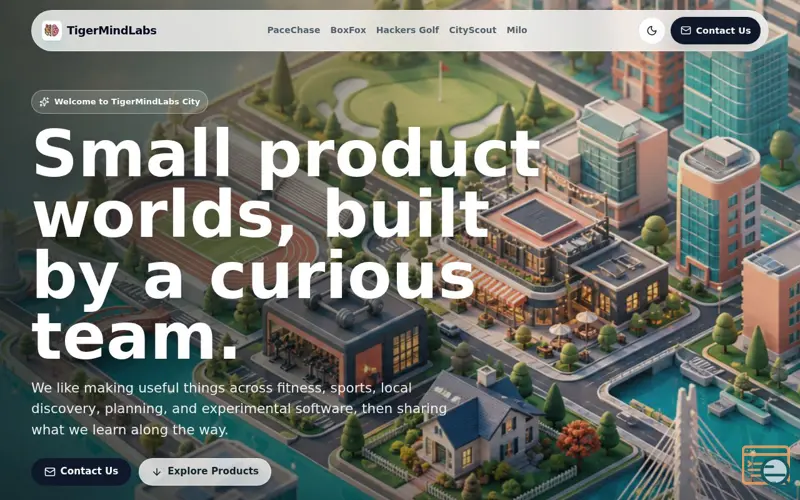 Screenshot of TigerMindLabs