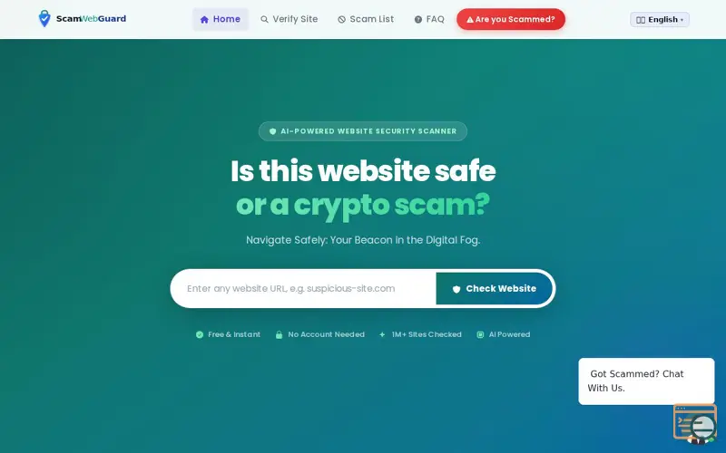 Screenshot of Website Security Checker