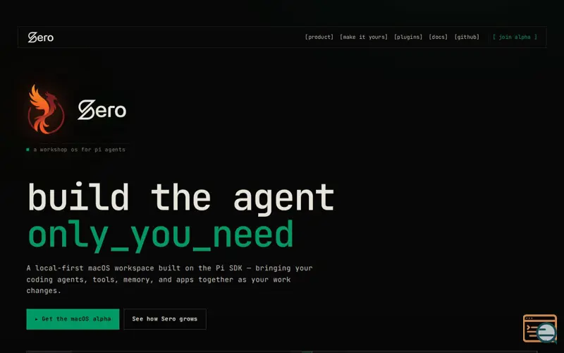 Screenshot of Sero: Workshop for AI-assisted builders