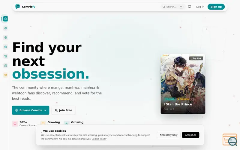 Screenshot of ComPicfy