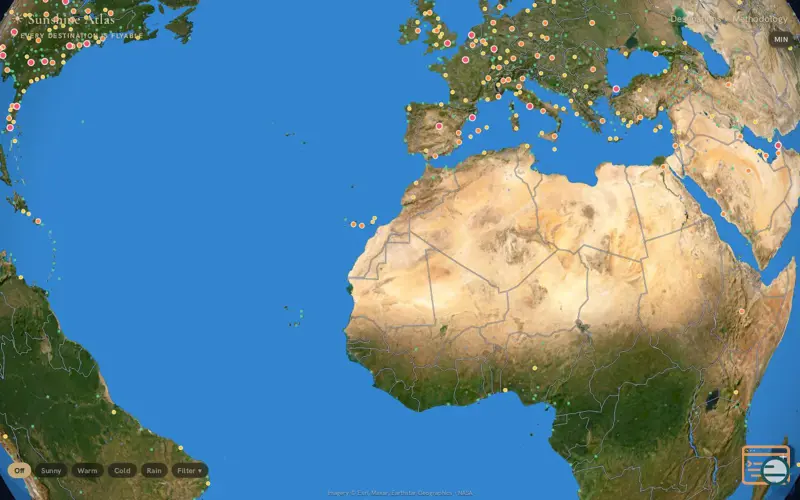 Screenshot of Sunshine Atlas