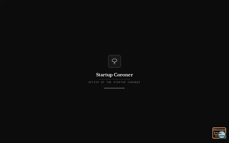 Screenshot of Startup Coroner 