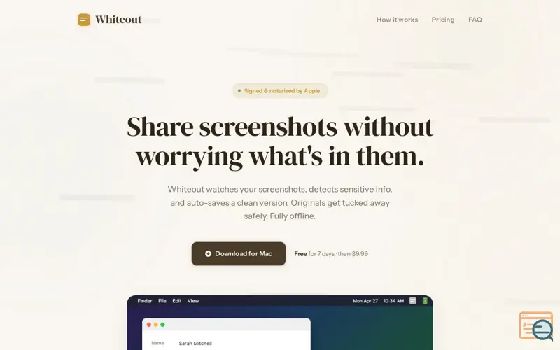 Screenshot of Whiteout
