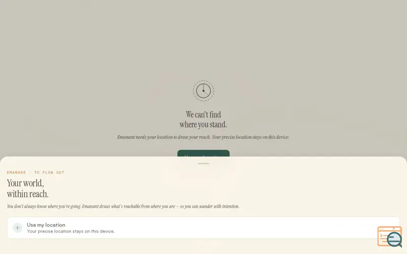 Screenshot of Emanant