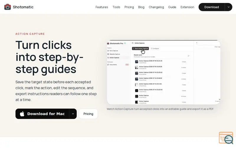 Screenshot of Shotomatic
