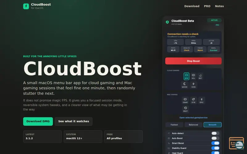 Screenshot of CloudBoost