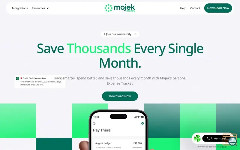 Screenshot of Personal Expense Tracker