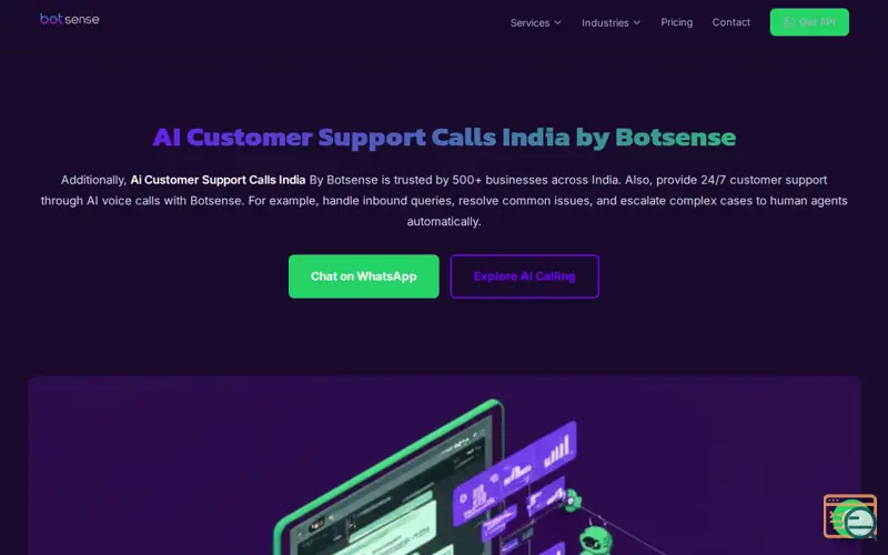 Screenshot of Botsense