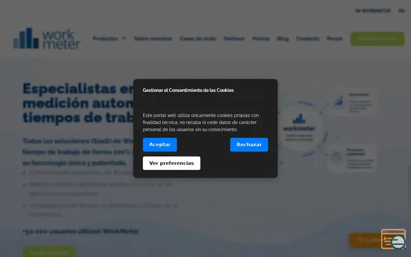 Screenshot of WorkMeter, a launch using Freshdesk