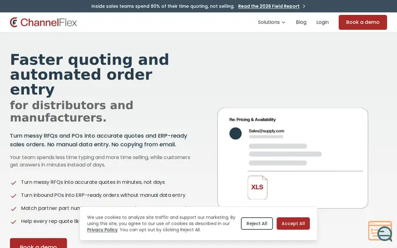 Screenshot of ChannelFlex