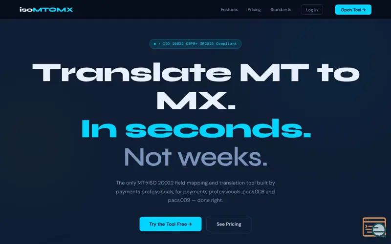 Screenshot of isoMTOMX
