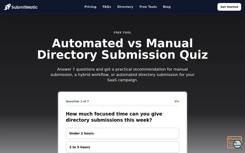 Screenshot of Auto/Manual Sub Quiz