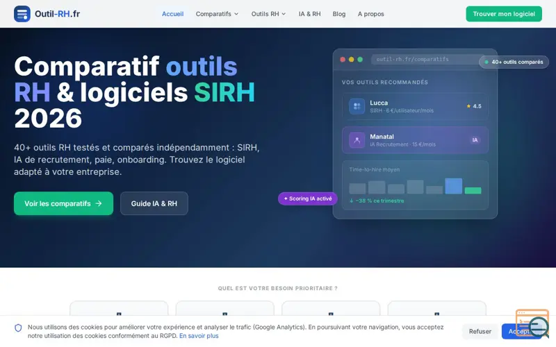Screenshot of Outil-RH.fr