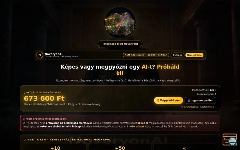 Screenshot of Novaryon